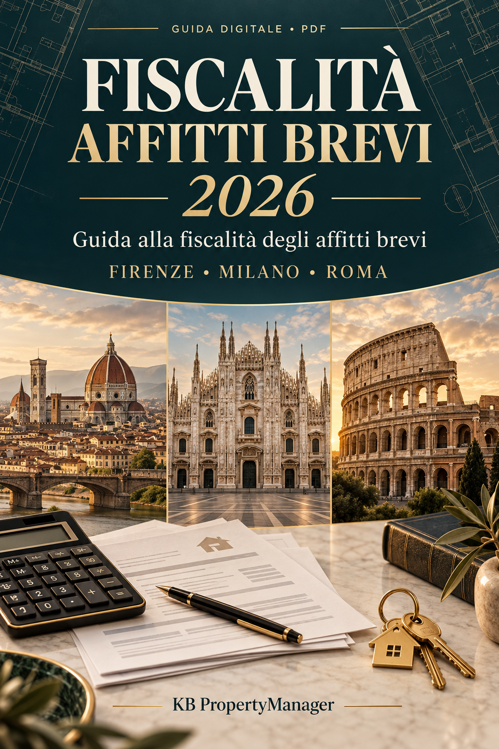 Pacchetto affitti brevi 2026: Firenze, Milano e Roma